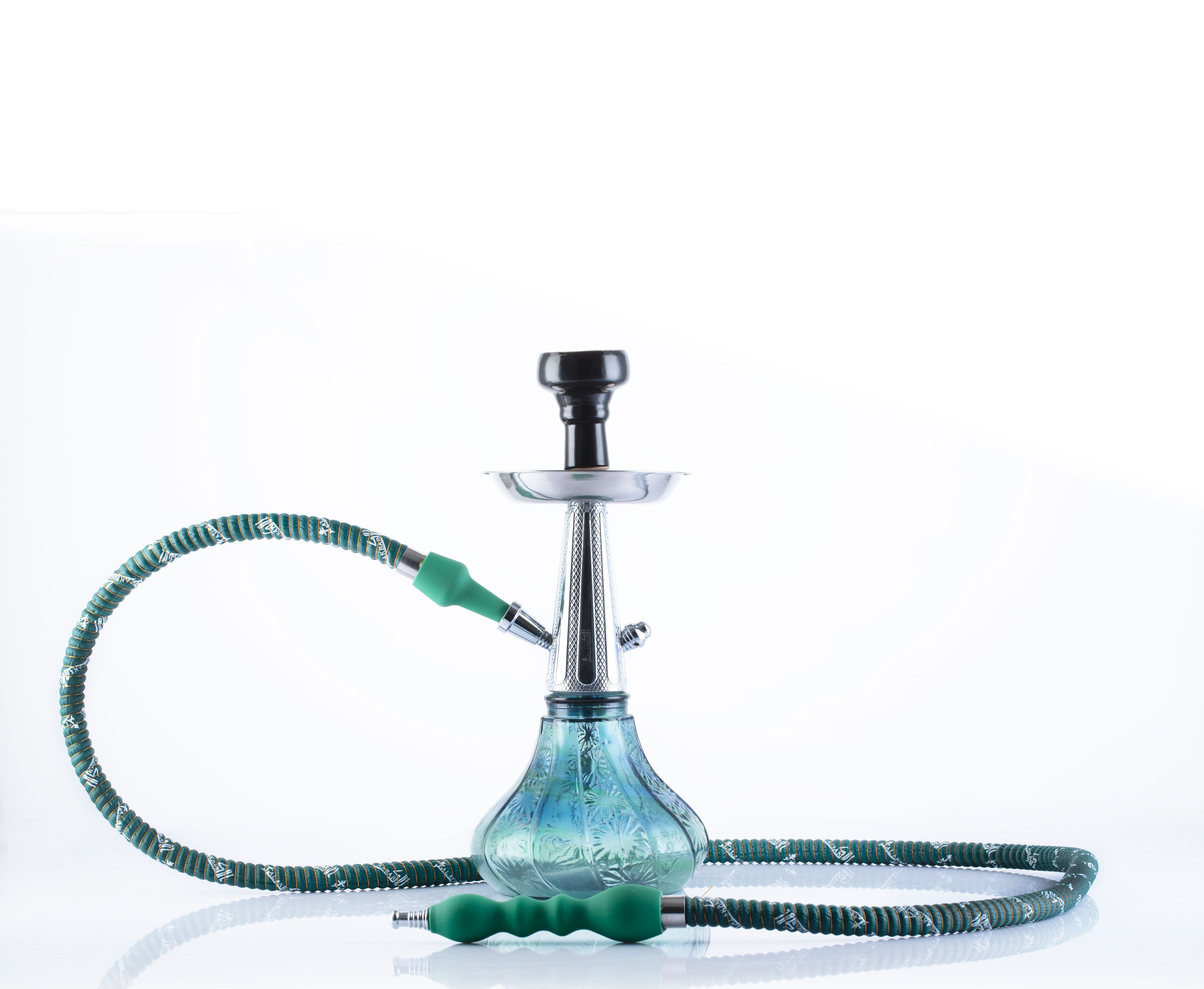 Silver KAMMY Full Set With Fibre Pipe Hookah