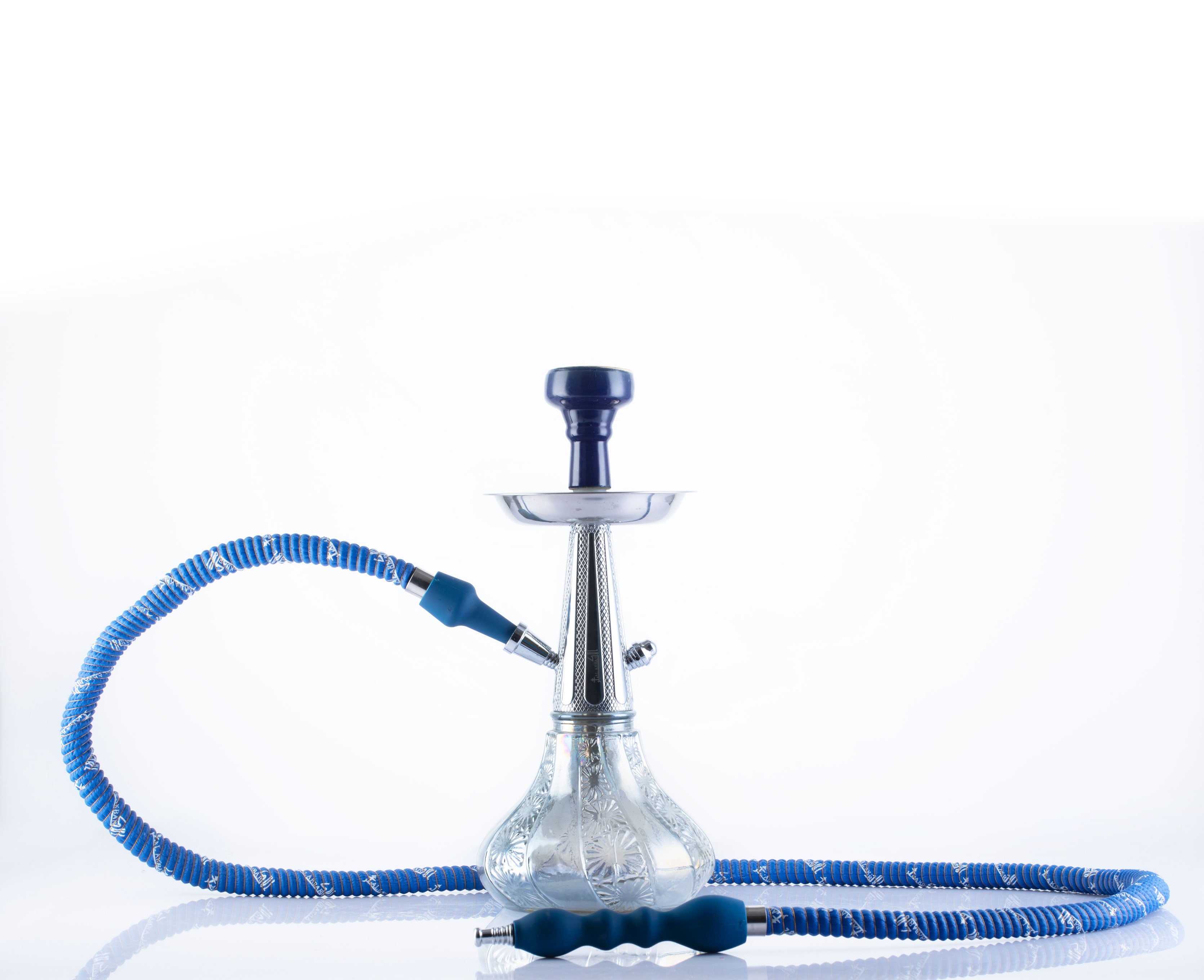 Silver KAMMY Full Set With Fibre Pipe Hookah